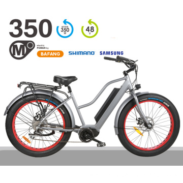 MID Motor Drive Mountain Electric Bike Pedal Assist